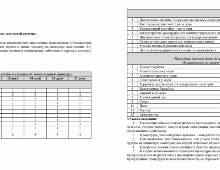 Оздоровительные услуги - Комплекс ODISSEYA Wellness Resort / Одиссея Велнес Резорт